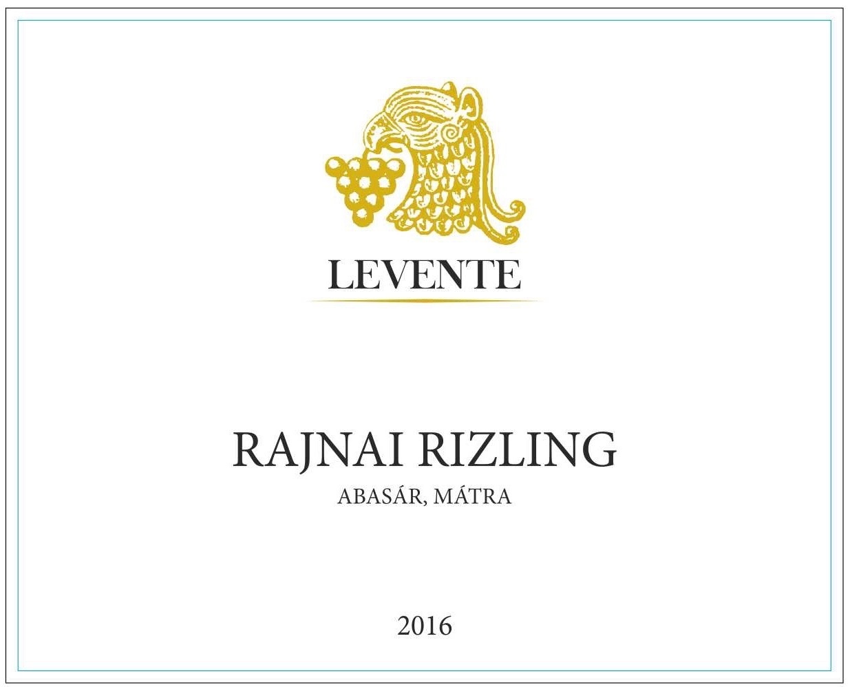 2016 Levente Rajnai Rizling