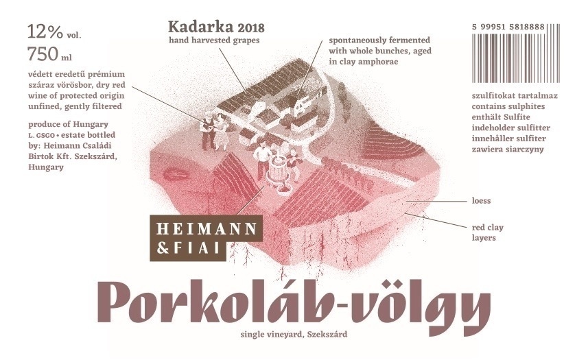 2021 Heimann & Fiai Kadarka Porkoláb-völgy