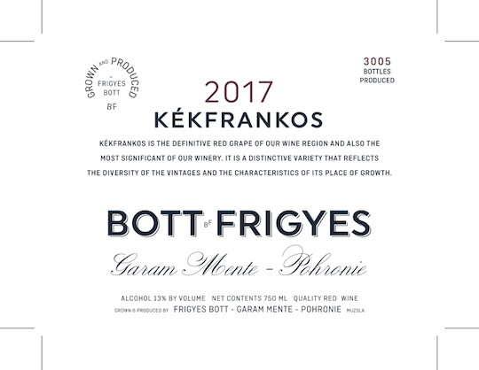 2018 Bott Frigyes Kékfrankos