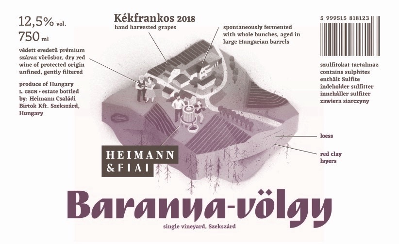 Heimann & FiaiKékfrankos Baranya-völgy 2018