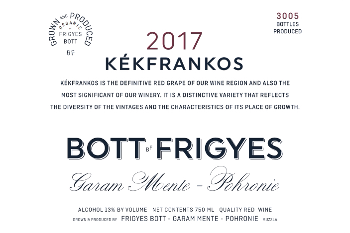 2023 Bott Frigyes Kékfrankos